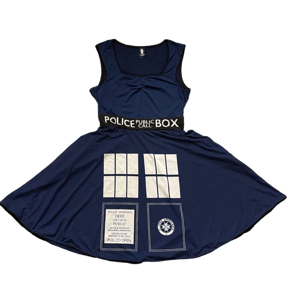 Doctor Who Tardis Hot Topic Dress Halloween